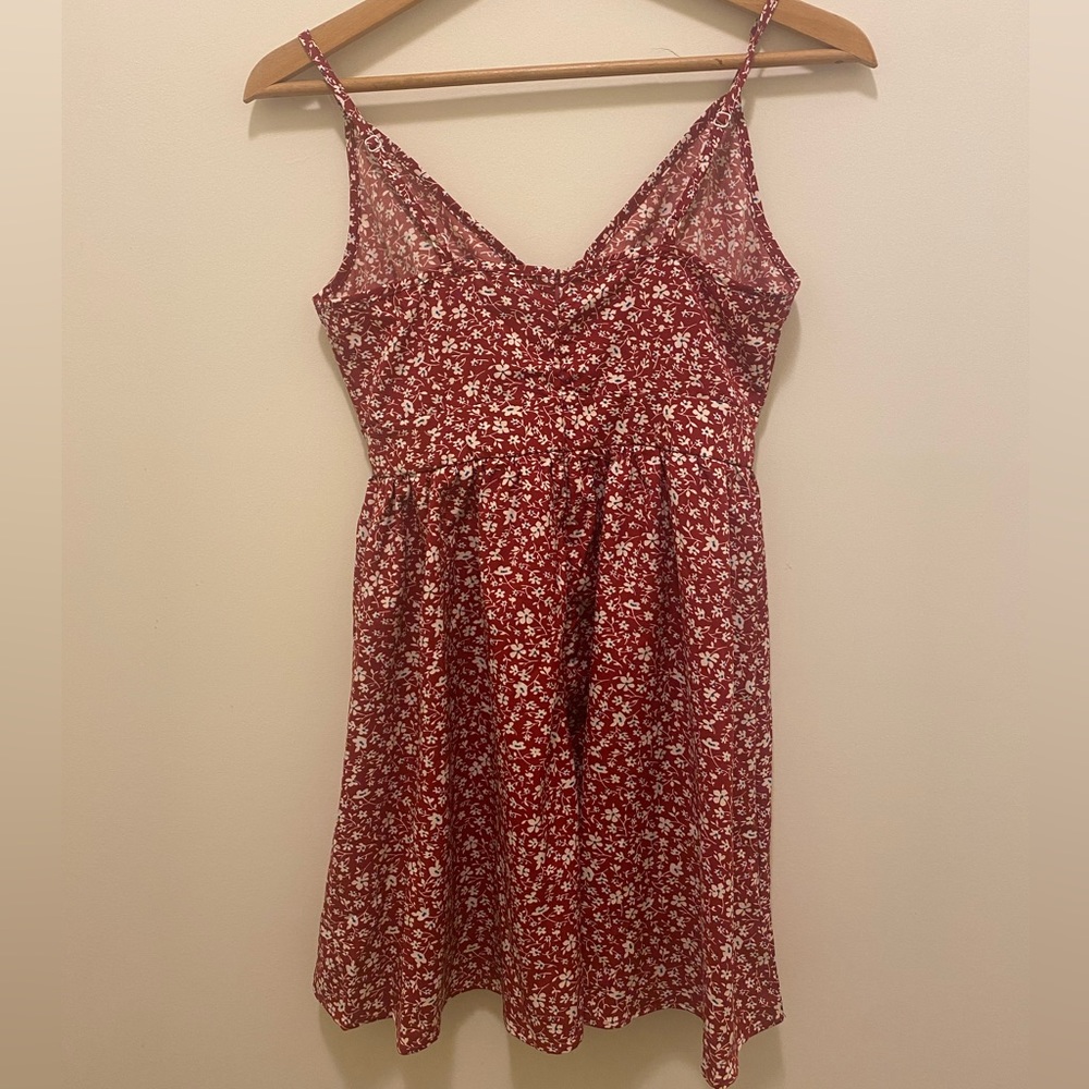 SHEIN Red Flower Sundress - Picture 2 of 3